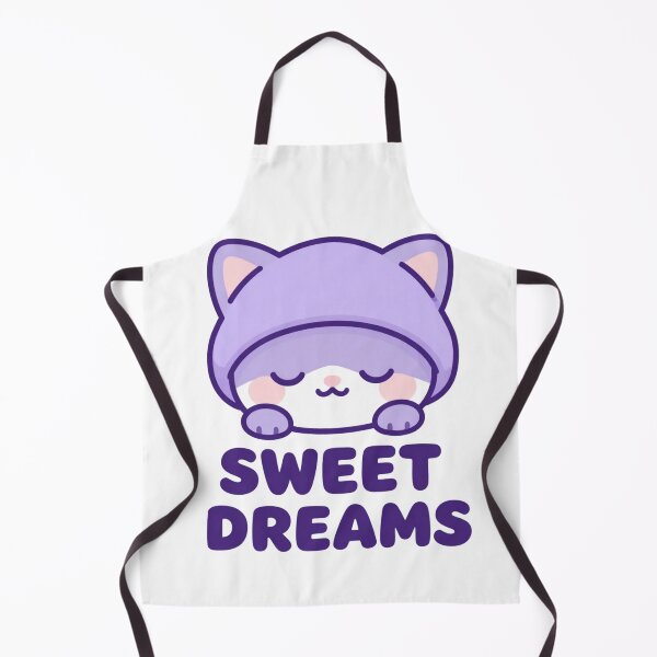 Item preview, Sweet Dreams Cute Sleepy Cat Purple Hoodie Pastel designed and sold by Good Day Design.