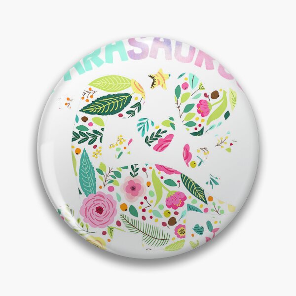 Item preview, Parasaurus Watercolor Floral Funny Paraeducator Dinosaur T-Shirt designed and sold by NFTaletellers.