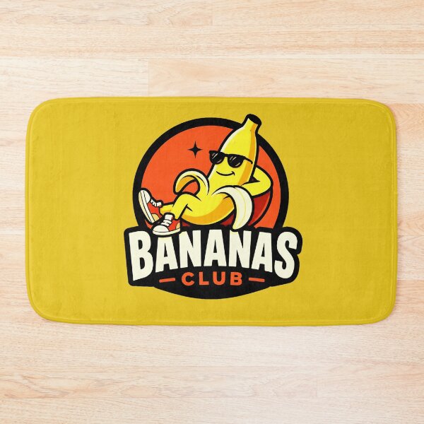 Item preview, Bananas Club – Cool Cartoon Banana Mascot Design designed and sold by IMuDesigner.
