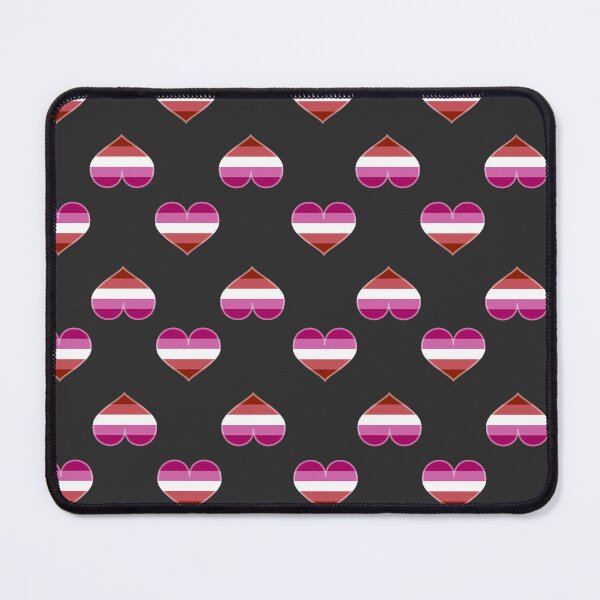 Item preview, Lesbian "Lipstick" Pride Heart [Dark Edition] designed and sold by Roxzania.