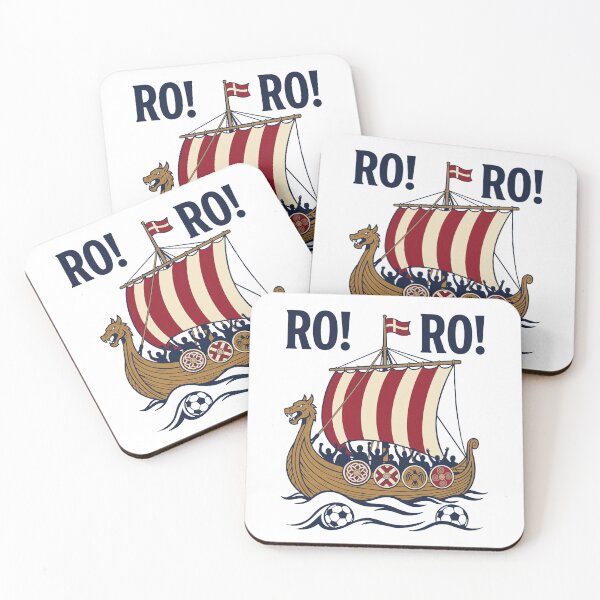 Item preview, Ro Ro Norway Viking Ship Soccer Fan Pride designed and sold by FreshVibe Prints.