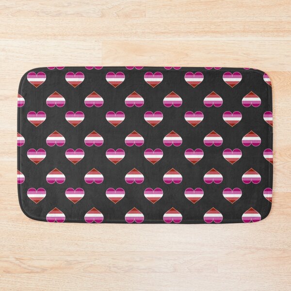 Item preview, Lesbian "Lipstick" Pride Heart [Dark Edition] designed and sold by Roxzania.