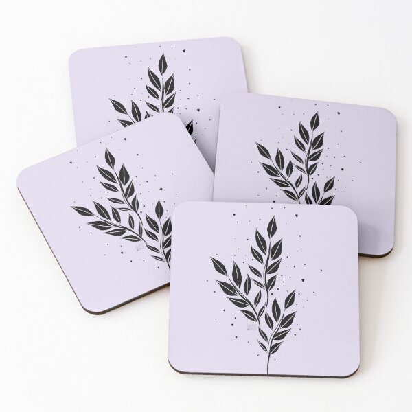 Item preview, Black leaves designed and sold by Vivinedrawsells.