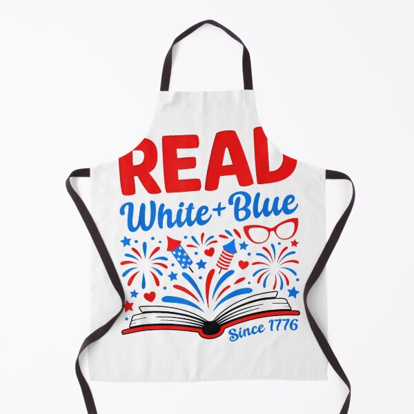 Item preview, Patriotic 4th of July Bookish Read White Blue Since 1776 T-Shirt designed and sold by JJLetterDesigns.