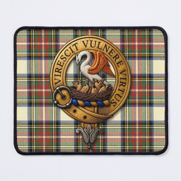 Item preview, Stewart Crest 3D and Ancient Dress Tartan designed and sold by Kirrindy Designs.