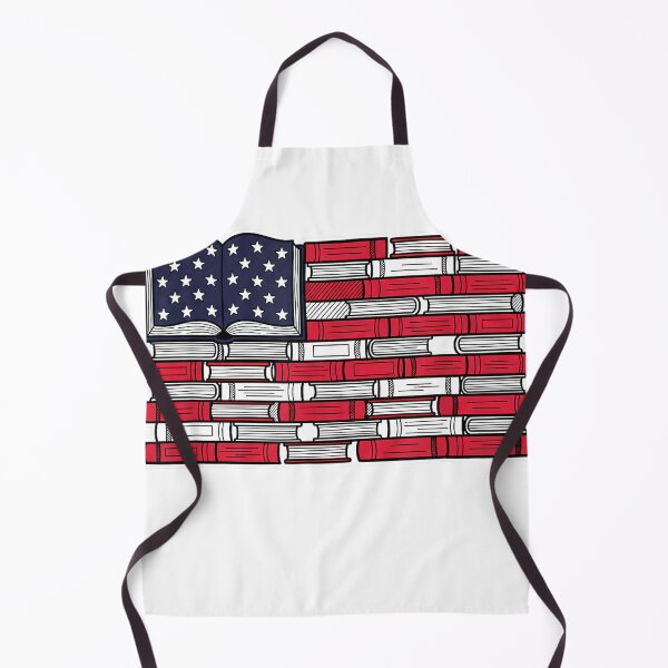 Item preview, Patriotic Book Flag Reading American Flag Books Teacher T-Shirt designed and sold by Voila-creative.