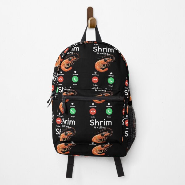 Item preview, Shrim Is Calling Answer The Crustacean Shrim Brainrot Meme Vibe designed and sold by FreshVibe Prints.