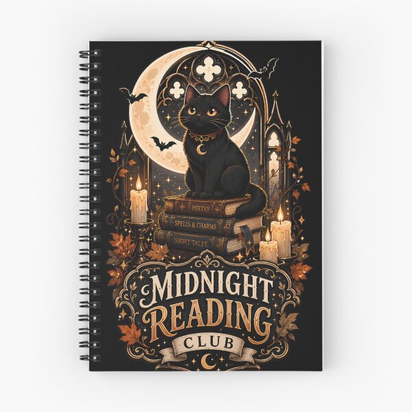 Item preview, Spooky Cat Library designed and sold by Tharaazu.