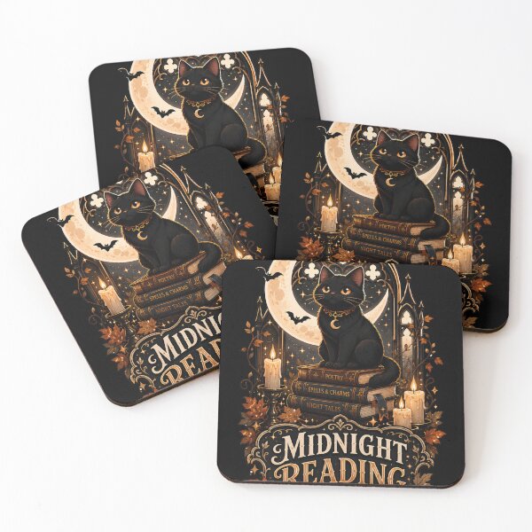 Item preview, Spooky Cat Library designed and sold by Tharaazu.