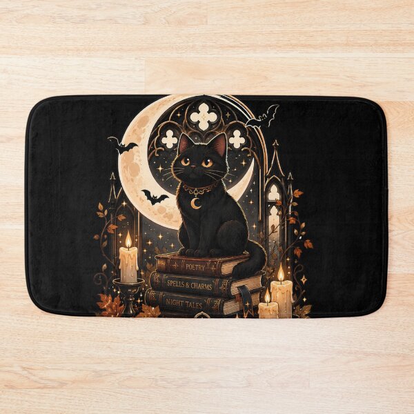 Item preview, Spooky Cat Library designed and sold by Tharaazu.