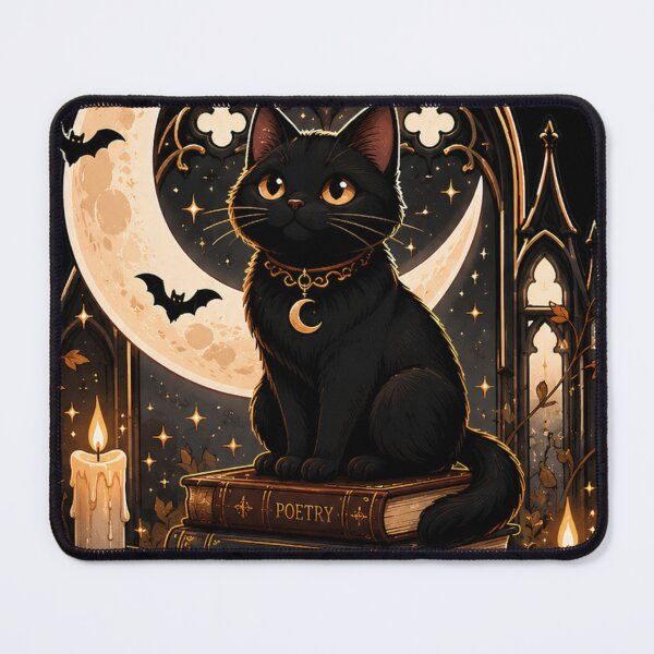 Item preview, Spooky Cat Library designed and sold by Tharaazu.