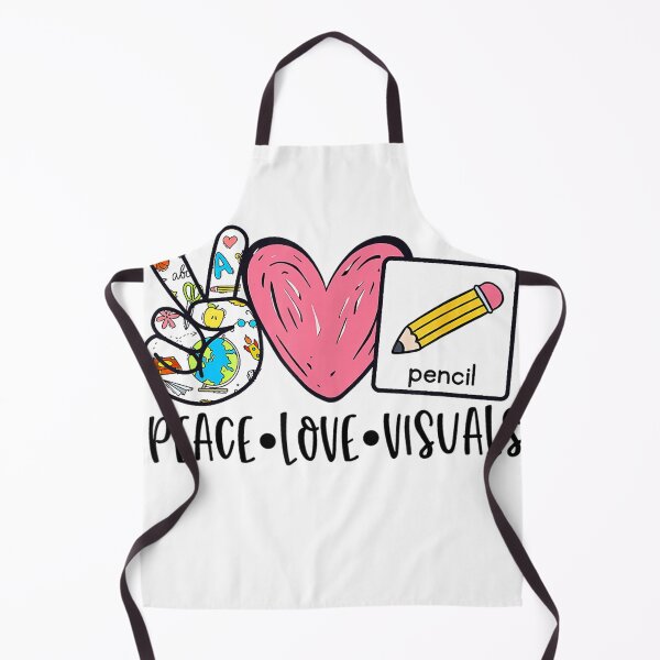 Aperçu de l'œuvre T-shirt « Peace Love Visuals Special Education Teacher Dream Team » créée et vendue par kevincuellar.
