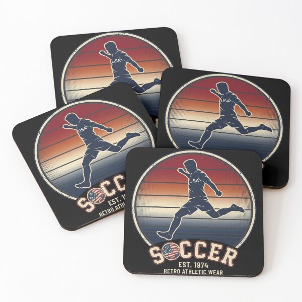 Item preview, Vintage USA Soccer Player 1974 Retro designed and sold by Majnon8bp.