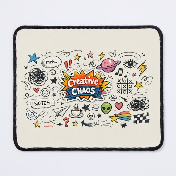 Item preview, Creative Chaos Doodle Notebook Sticker designed and sold by NeoSakura.
