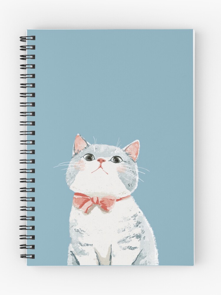 Thumbnail 1 of 3, Journal, Cute Cat designed and sold by 1StickerShop.