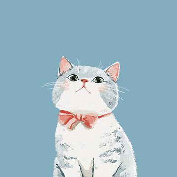 Artwork thumbnail, Cute Cat by Inspired Life Creative