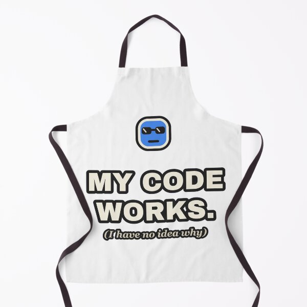 Item preview, My Code Works I Have No Idea Why Funny Programmer designed and sold by LGTM Supply.