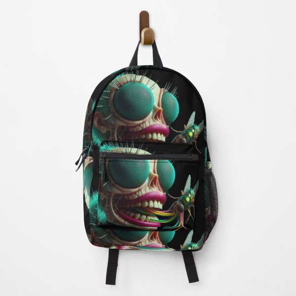 Item preview, Flycatcher Frenzy – Uncanny Insectoid Skull Hybrid designed and sold by LujziWorld.