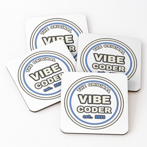 Item preview, The Original Vibe Coder Est 2026 Retro Badge designed and sold by LGTM Supply.