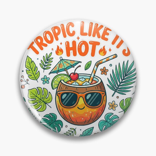 Item preview, Tropic Like Its Hot Funny Summer Tee designed and sold by 7Four1 Designs.