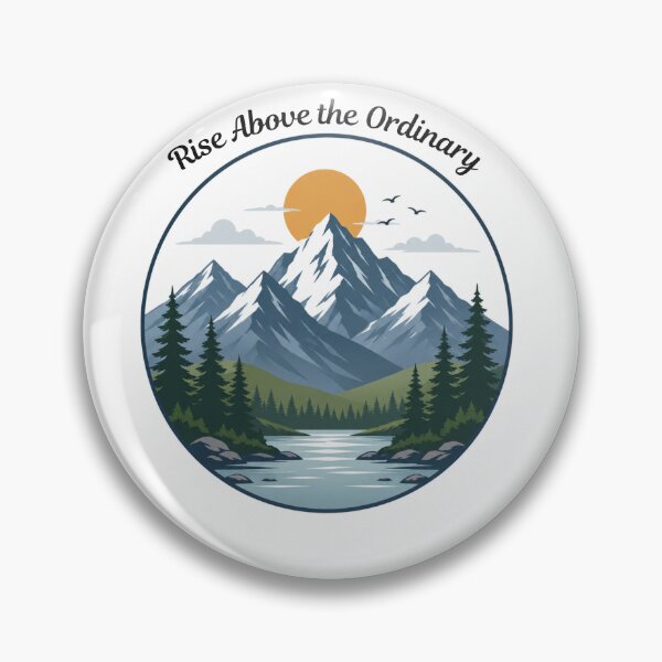 Item preview, Rise Above The Ordinary Inspirational Mountain Landscape designed and sold by Good Day Design.