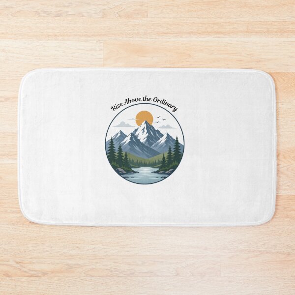 Item preview, Rise Above The Ordinary Inspirational Mountain Landscape designed and sold by Good Day Design.