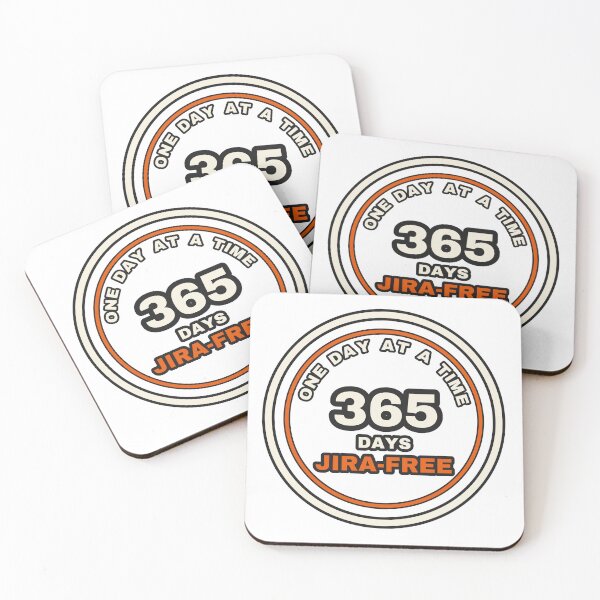 Item preview, 365 Days Jira Free Recovery Chip Funny Developer Badge designed and sold by LGTM Supply.