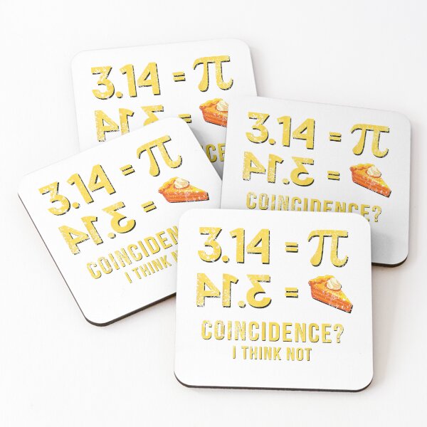 Item preview, Pi 3 14 = Pie Coincidence  I Think Not Math Pun T-Shirt designed and sold by kevincuellar.