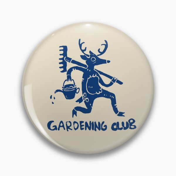 Item preview, Deer Gardening Club Hand Drawn Linocut Illustration designed and sold by RNASstuff.