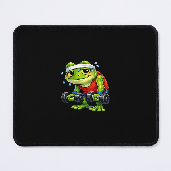 Item preview, Tired Gym Frog designed and sold by odkocreative.