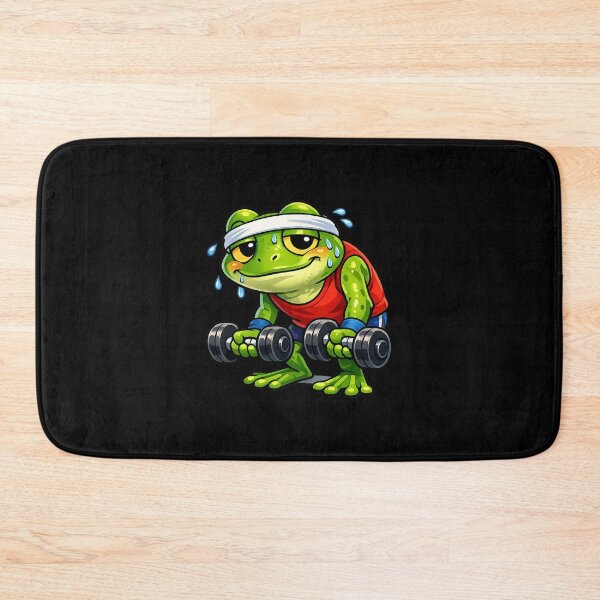 Item preview, Tired Gym Frog designed and sold by odkocreative.