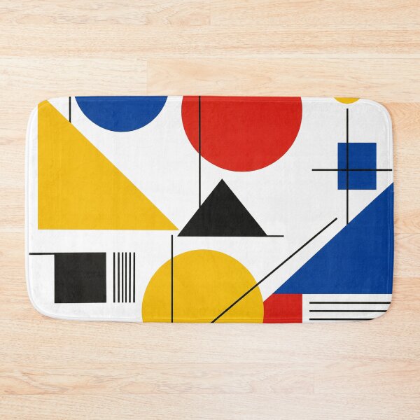 Item preview, Geometric Bauhaus Shapes Composition designed and sold by Owcomm.