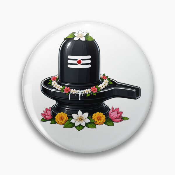 Item preview, Shiva Lingam Hindu Devotional Image designed and sold by Myra365Art.
