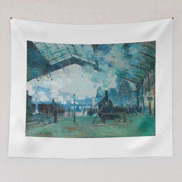 Item preview, Claude Monet Inspired Impressionist Landscape designed and sold by Matari-matari.