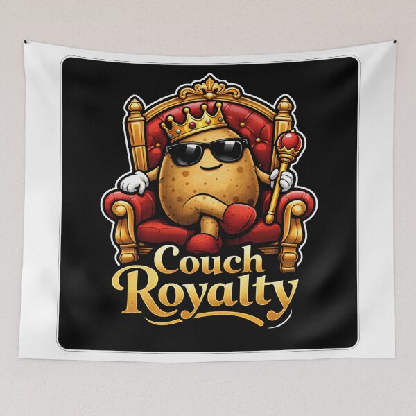 Item preview, Couch Royalty Potato King designed and sold by Owcomm.