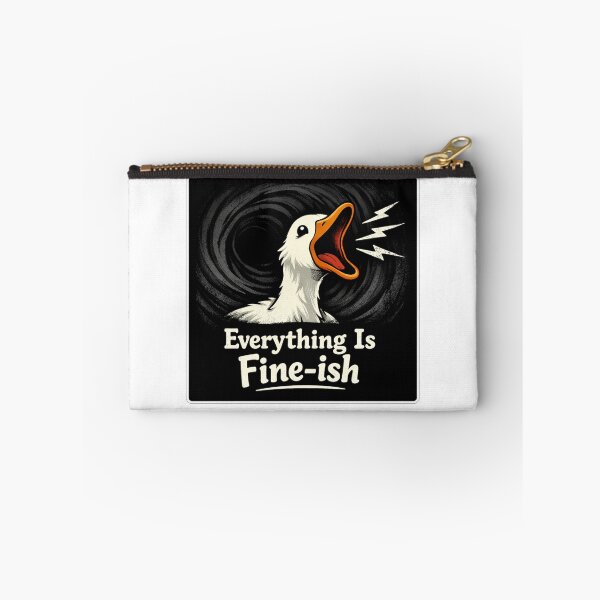 Item preview, Everything Is Fine ish Duck designed and sold by Owcomm.