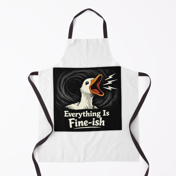 Item preview, Everything Is Fine ish Duck designed and sold by Owcomm.