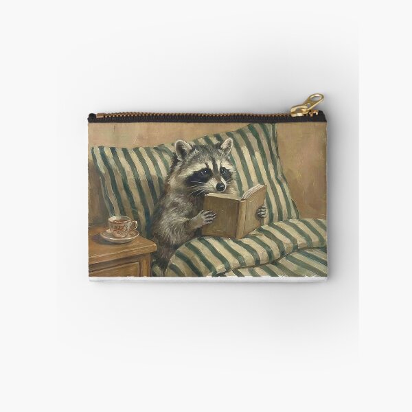 Item preview, Probably Reading Trash Funny Racoon Book Lover Spicy Bookish T-Shirt designed and sold by Othinus.