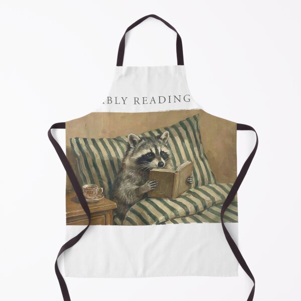 Artikelvorschau, Wahrscheinlich liest Müll – Lustiges Waschbär-Buchliebhaber-T-Shirt für scharfe Bücherwürmer entworfen und verkauft von Othinus.