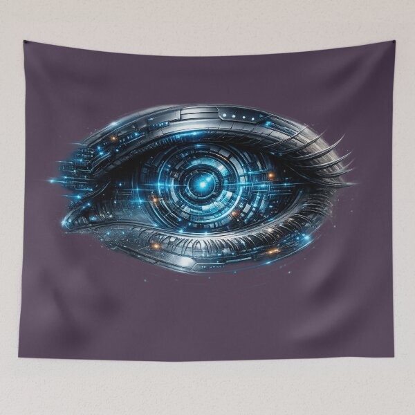 Item preview, Futuristic 3D Tech Eye designed and sold by Happyabstract.
