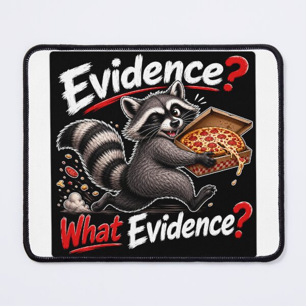 Item preview, Sneaky Raccoon Pizza Thief designed and sold by Owcomm.