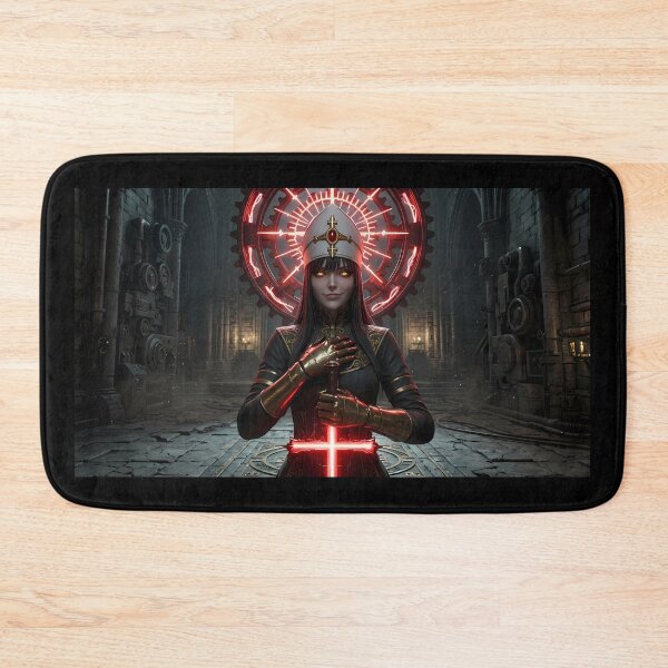 Item preview, Crimson Nun Gothic Dark Fantasy Art designed and sold by GalleryBrisArt.