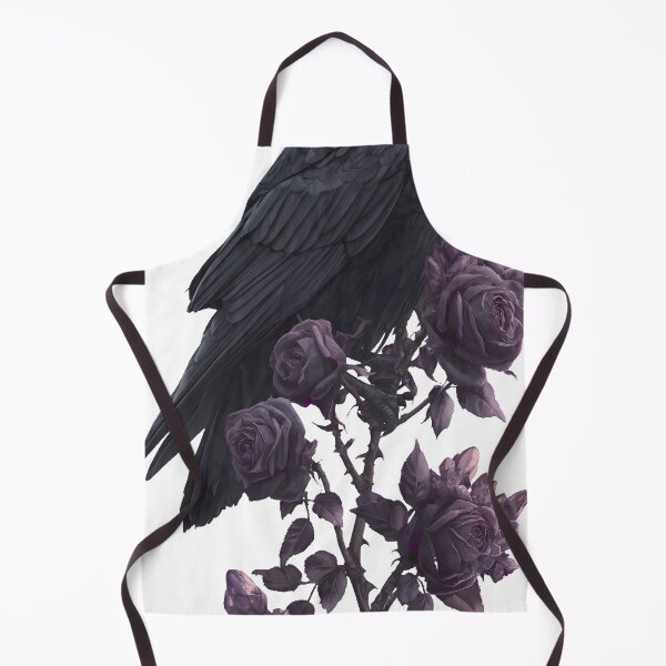 Item preview, Gothic Raven on Thorned Rose Branch designed and sold by IllumeInk.