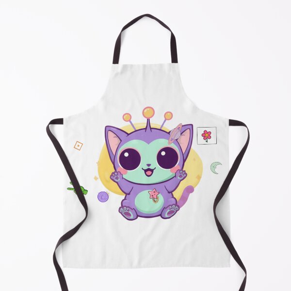 Item preview, Kawaii Alien Space Cat Cute Pastel Monster designed and sold by Good Day Design.