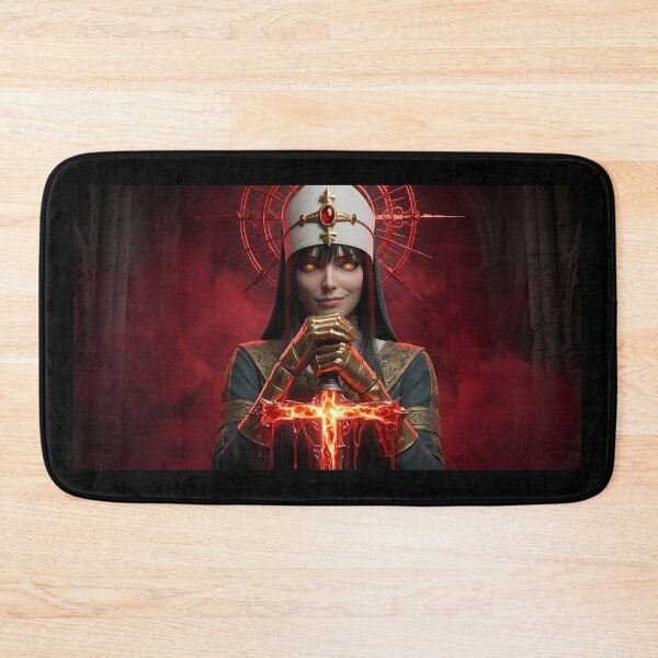 Item preview, Crimson Nun Gothic Dark Fantasy Art designed and sold by GalleryBrisArt.