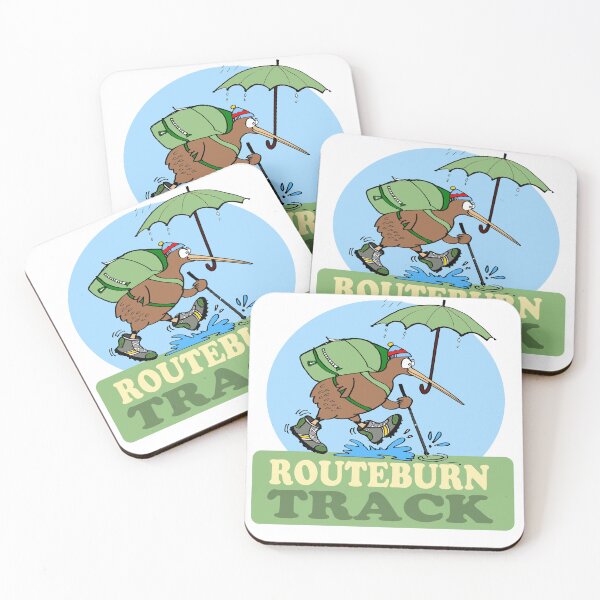 Item preview, Routeburn Track New Zealand Hiking Kiwi designed and sold by Al Benge.