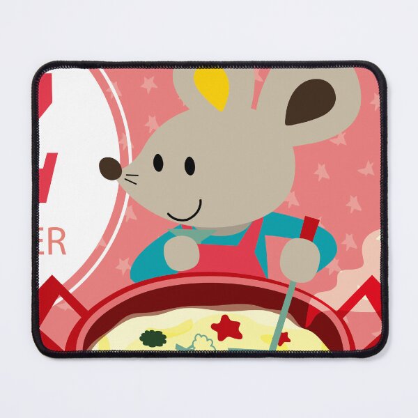 Item preview, Cute Cartoon Mouse Cooking Winter Stew designed and sold by OsakaYumeWorks.