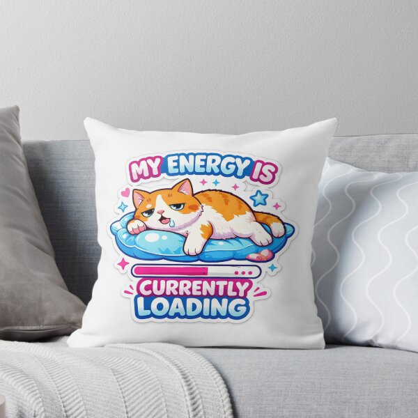 Item preview, Tired Cat Energy Loading designed and sold by Owcomm.