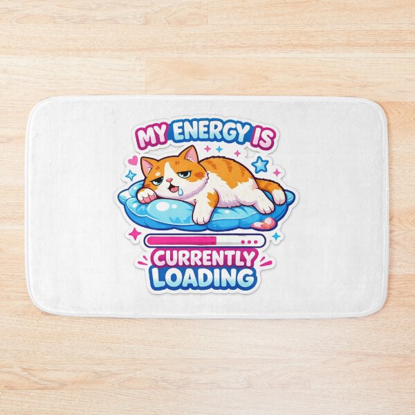 Item preview, Tired Cat Energy Loading designed and sold by Owcomm.