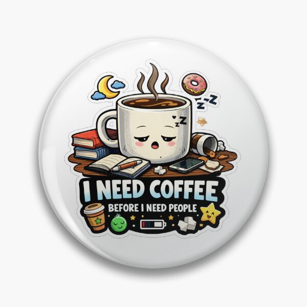 Item preview, Tired Mug Needs Coffee Before People designed and sold by Owcomm.